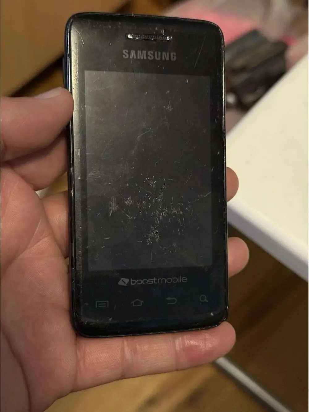 Samsung Galaxy Prevail SPH-M820 - Black ( Boost Mobile ) Rare Android ( Parts )